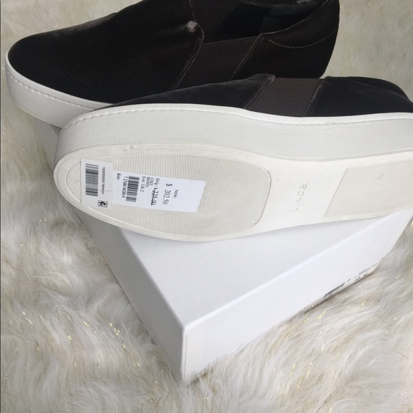 Vince Warren Velvet Slide Platform Sneakers - Picture 7 of 8